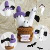 Halloween Emotional Support Wool Ornament Cute Multifunctional Accessories for Women Men 6x16cm