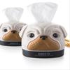 Unique Cartoon Roll Paper Box Fashionable Napkin Storage Box Creative Dog Tissue Box  Household