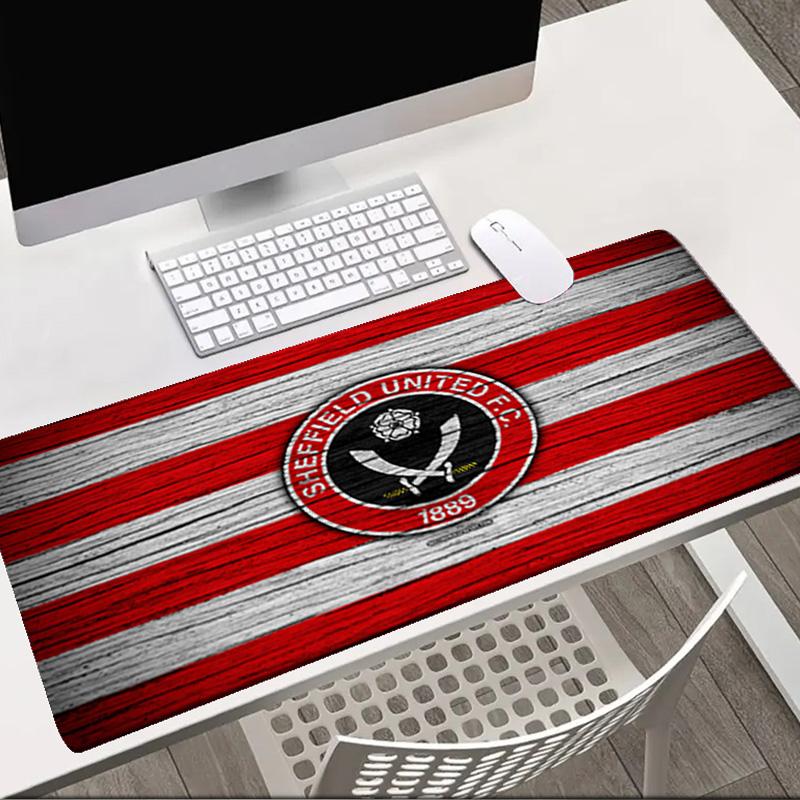 Sheffield Team Crest   Mouse Pad Office Desk Mat, Gaming Mouse Pad Mousepad, Keyboard pad,Heavy-Duty Non-Slip Rubber Backing, Gift