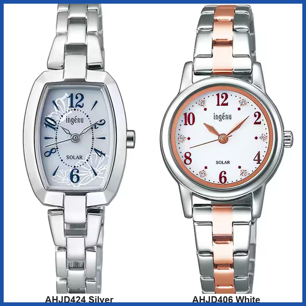 Seiko Alba AHJD Series Women's Solar Wrist Watch AHJD424 AHJD406 Gift Casual Business Sports Student