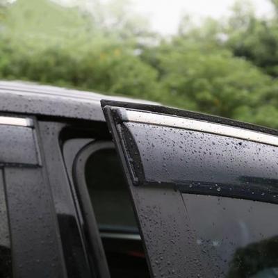 Applicable07-17Déflecteurs de fenêtre Jeep Wrangler Panneau de blocage de pluie de porte de voiture Déflecteur de fenêtre latérale Décoration de couverture de pluie de carrosserie de voiture
