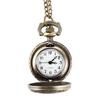 New Fashion Vintage Pocket Watch Alloy Roman Number Dual Time Display Clock Necklace Chain Watches Birthday Gifts