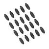 20pcs Carp Fishing Method Connectors Threaded Outside Stop Beads Feeder Accessories