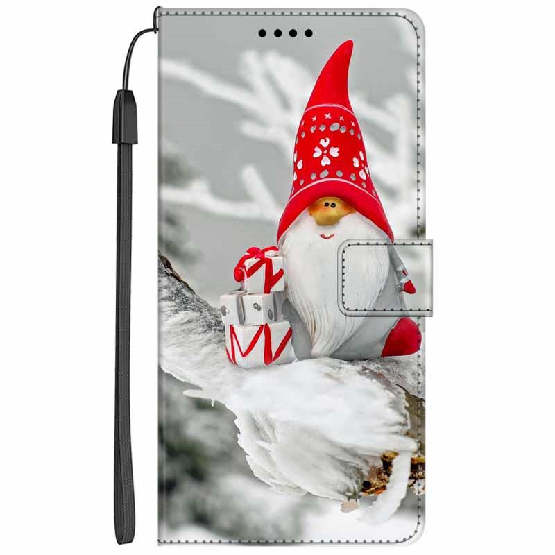 

Christmas Flip Case For Samsung A16 5G snowman Santa Claus Wallet Leather Cover For Galaxy A60 Stand Bag For Galaxy A6 2018 Plus Galaxy A6 Plus&Case & Strap