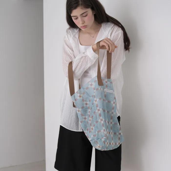 Check Mesh Eco Bag JZBG300B