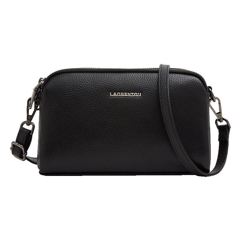 

Laorentou Women s Top-Grain Leather Mini Crossbody Bag