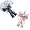 Y2K Trendy 3D Bowknot Keychain Ins Style Bow Keyring Backpack Pendant Decoration Bag Charm For Girl Birthday Gifts