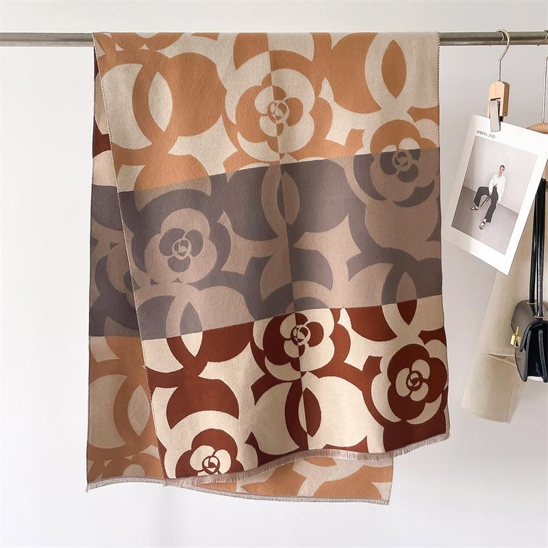 

Роскошный зимний шарф женский кашемировый теплый пашминовый брендовый платок женские шали накидки толстые мягкие шарфы-пончо Bufanda палантин