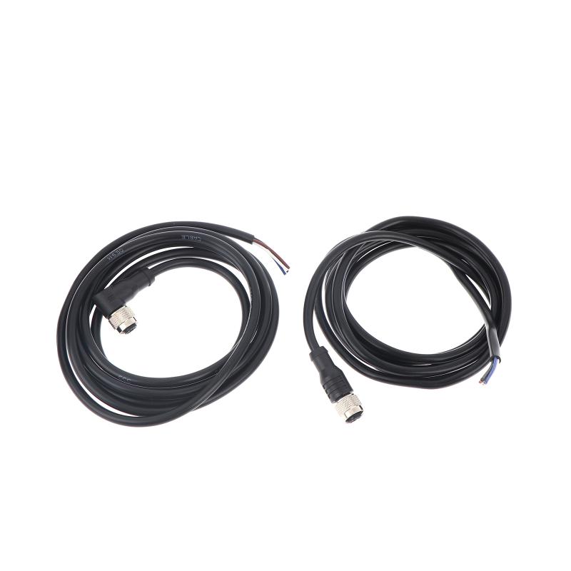 2/5Meters Aviation Plug Lead 4-pin Air Plug Cable With Straight Or Bend Female Head Used For M12 M18 Inductive Proximity Sensor