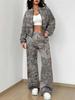 Outdoor Camouflage Herbst Und Winter Neue Europäische Und Amerikanische Damenbekleidung Retro Druck Anzug Damen