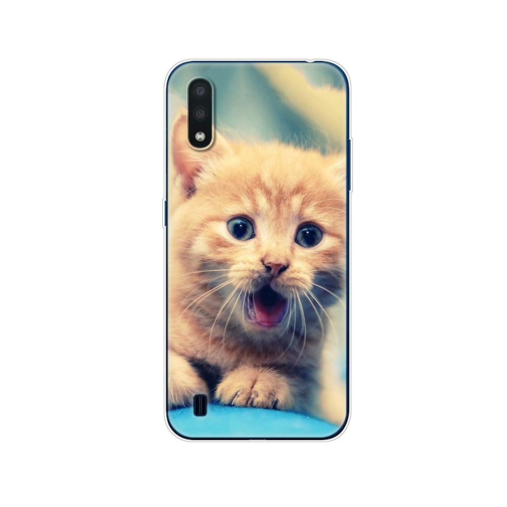 For Samsung M01 Case 5.7" Soft Silicon Tpu Cover For Samsung Galaxy M01 M 01 SM-M015FZBDSER M015 Phone Back Shell Bumper Funda