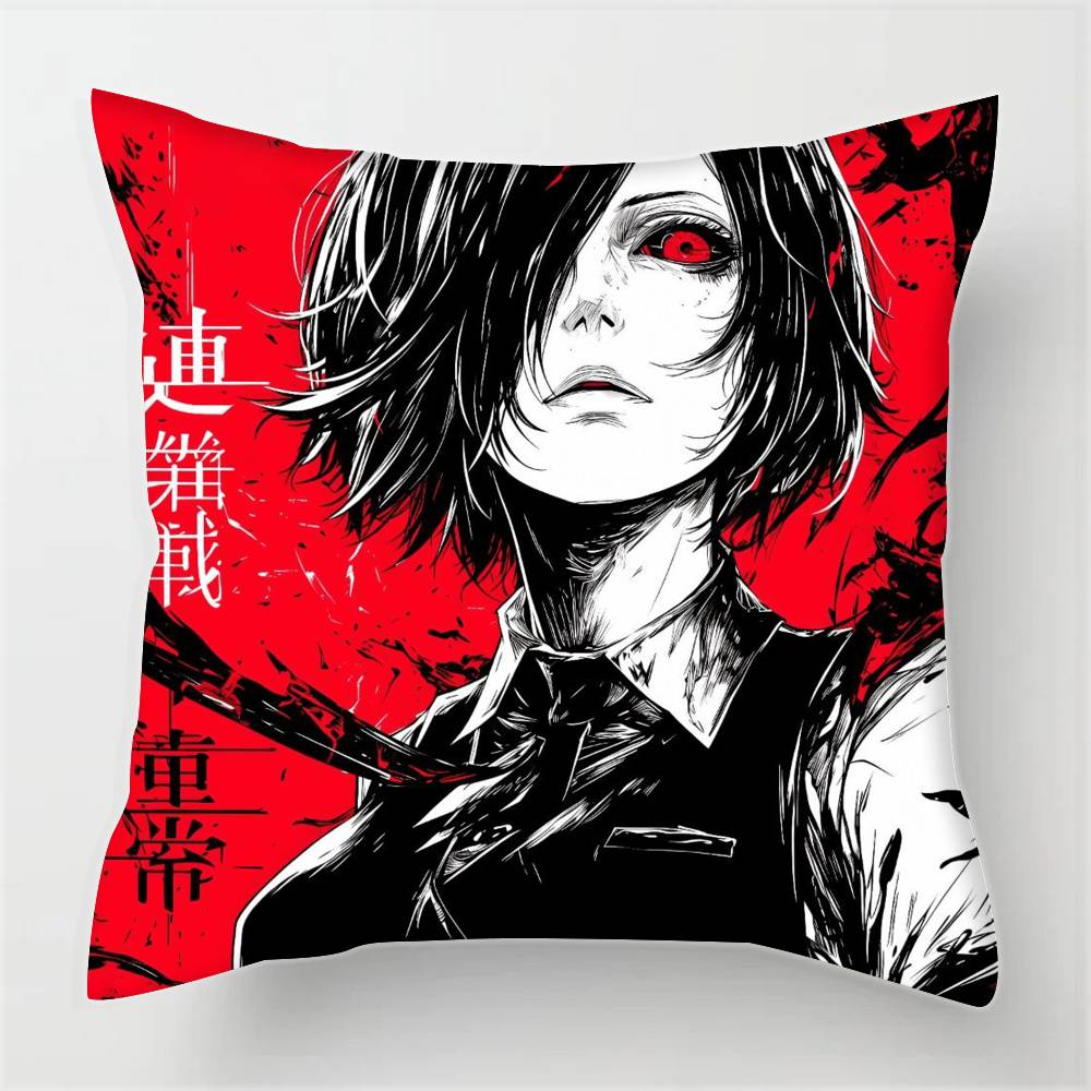 Kuddfodral kuddöverdrag vardagsrum soffor heminredning presenter Anime T-okyo Fear Ghoul söt