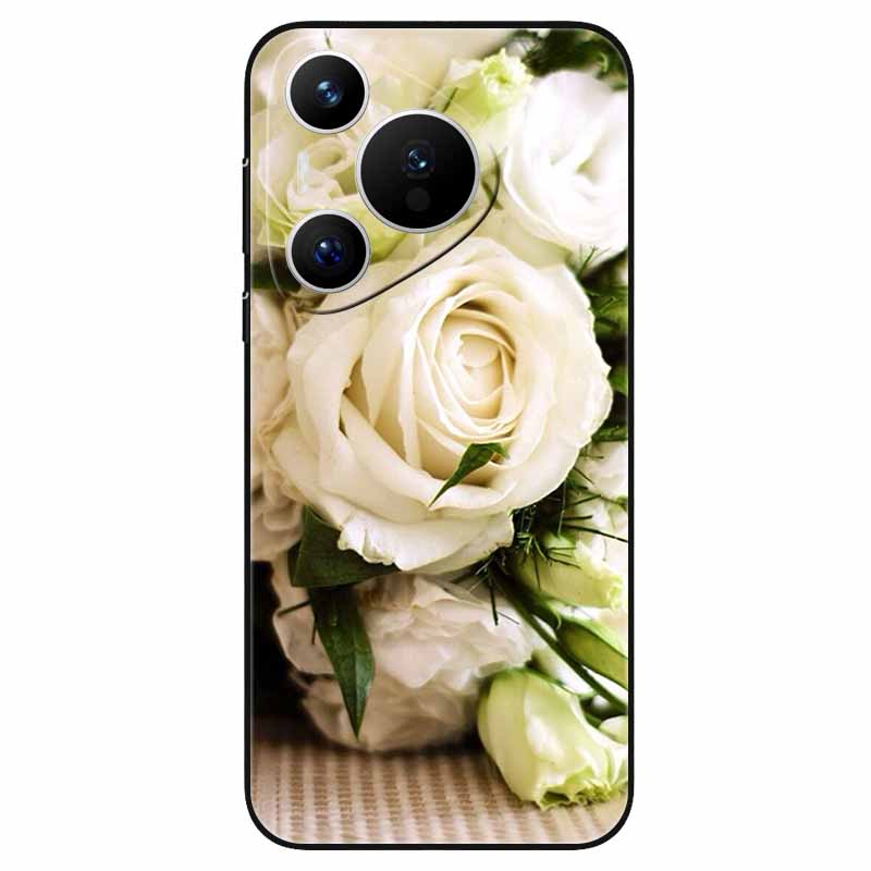 For Huawei Pura 70 / Pura70 Pro Case Soft Silicone Fashion Marble Shockproof Cover for Huawei Pura 70 Ultra P 70 Pro+ TPU Coque