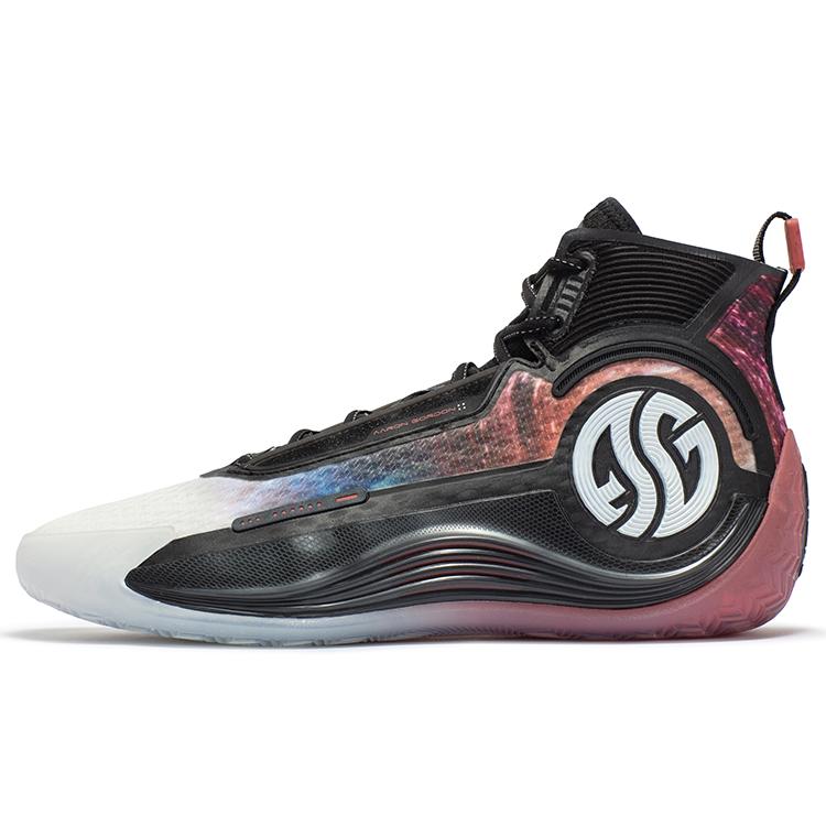 New 361° AG 4 SOAR SOAR Black Hole Cushioning Anti Slip And Wear Resistant High Top Basketball Shoes Men's Obsidian Black 672341104-1