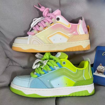 Sales Jelly Mandarin Shoes Dopamine Casual Sneakers Men's and Women's Campus Trend All-match Skateboard Shoes