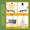 Children's Wooden Mini Easel: 14x20 Painting Display, Desktop Phone Holder, Picture Frame Tripod