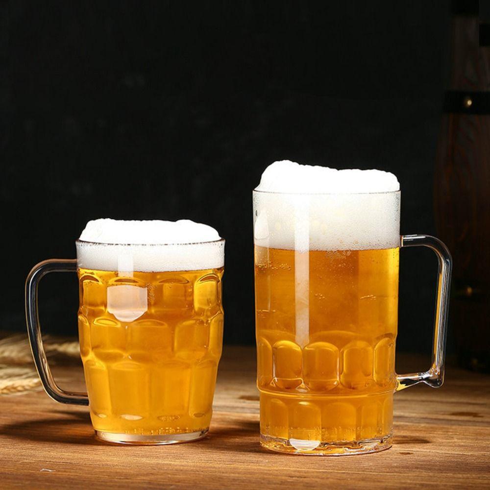 Imitation Glass Plastic Beer Cup Transparent Water Tumbler Durable Drinking Cup Dinning Table