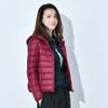 Women Winter Ultralight Hooded Jacket Ultra Thin Warm Lightweight Down Jacket Portable Fashion Hoodies Jacket
