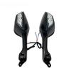 LED Turn Signal Motorcycle Rearview Mirror for Kawasaki Ninja 400/650/ZX10R Honda CBR600RR/1000RR, Sportbike Folding Wing Mirror