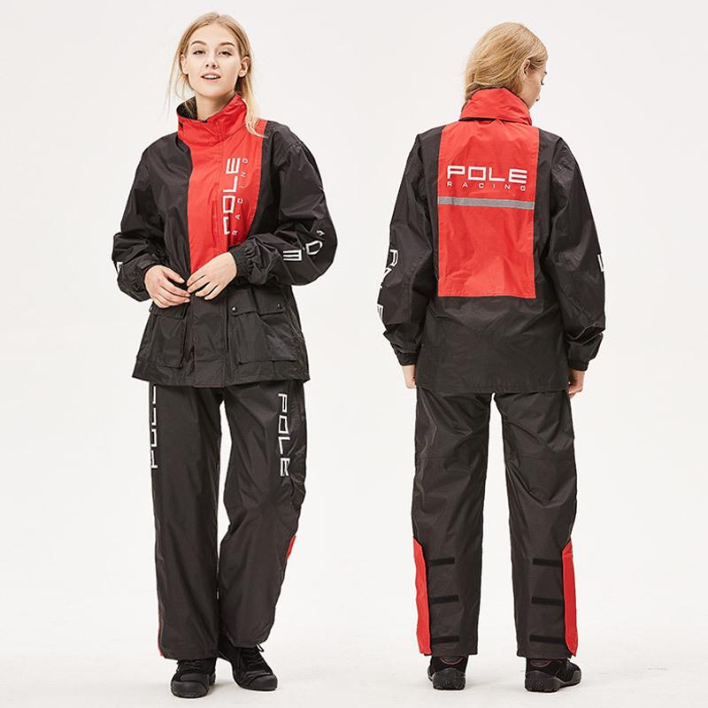 Men's Full-Body Waterproof Motorcycle Riding Suit - Rainproof, Touring, Split Type