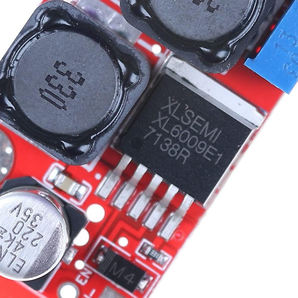JacobsParts XL6009 DC Buck Boost Step Up or Down Adjustable Voltage Power Module 5V 12V 24V 32V