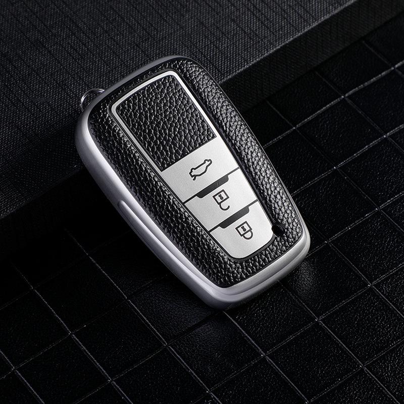 Toyota Key Cover for Camry, Corolla, Ralink, Highlander, and Asia Dragon - Full Shell with Buckle for Men