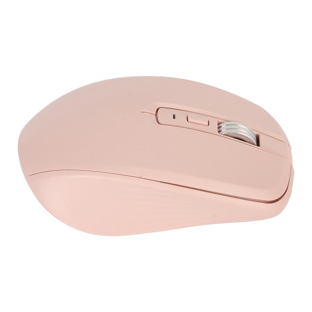 2.4G Wireless Mouse Dual Mode 2400 DPI Bluetooth Mouse with 14 RGB Lighting Effects for Laptop for Windows for OS X Rose