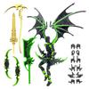 3D Printed Robot Action Figure with Accessories Movable Joints Demon
