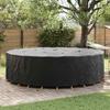 Furniture Cover Black 320 x 320 x 105 cm 210D Oxford Fabric