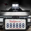 LED License Plate Light With License Plate Holder Bracket Mount Steel Metal Trailer License Plate Bracket ABS Housing PC Lens For Boat Trailer Truck