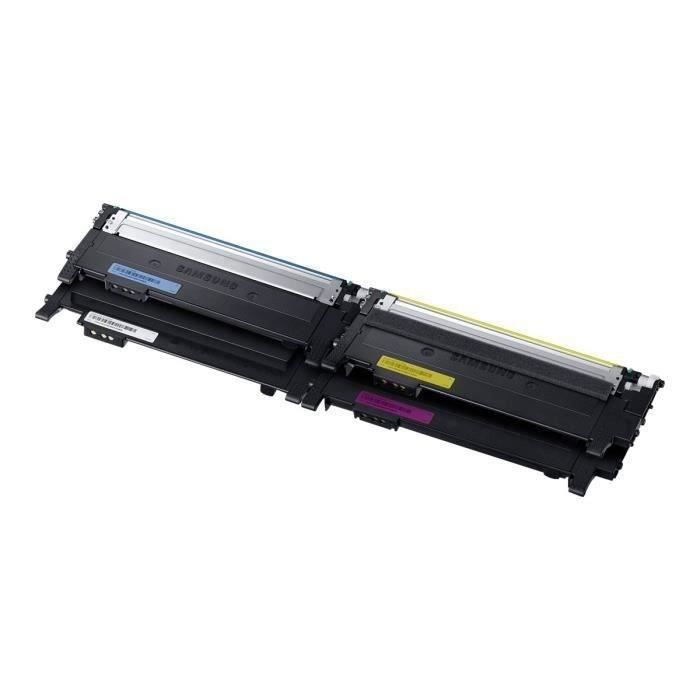 Pack De 4 Cartouches De Toner Cyan, Jaune, Magenta, Noir Samsung CLT-P404C (SU365A) Pour SL-C430W/SL-C480W/SL-C480FW
