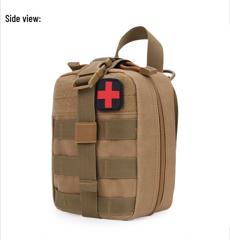 Camouflage Tactical Medical Waist Pack: Multifunctional Outdoor Mountaineering Survival Bag