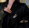 Fashionable Exquisite Feather Brooch Retro Personalized Pin Gorgeous Jewelry Accessories Party Festival Gift Souvenir