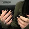 2025 Classic Extra Black Gel Polish - Pure Black Base for Versatile Nail Art