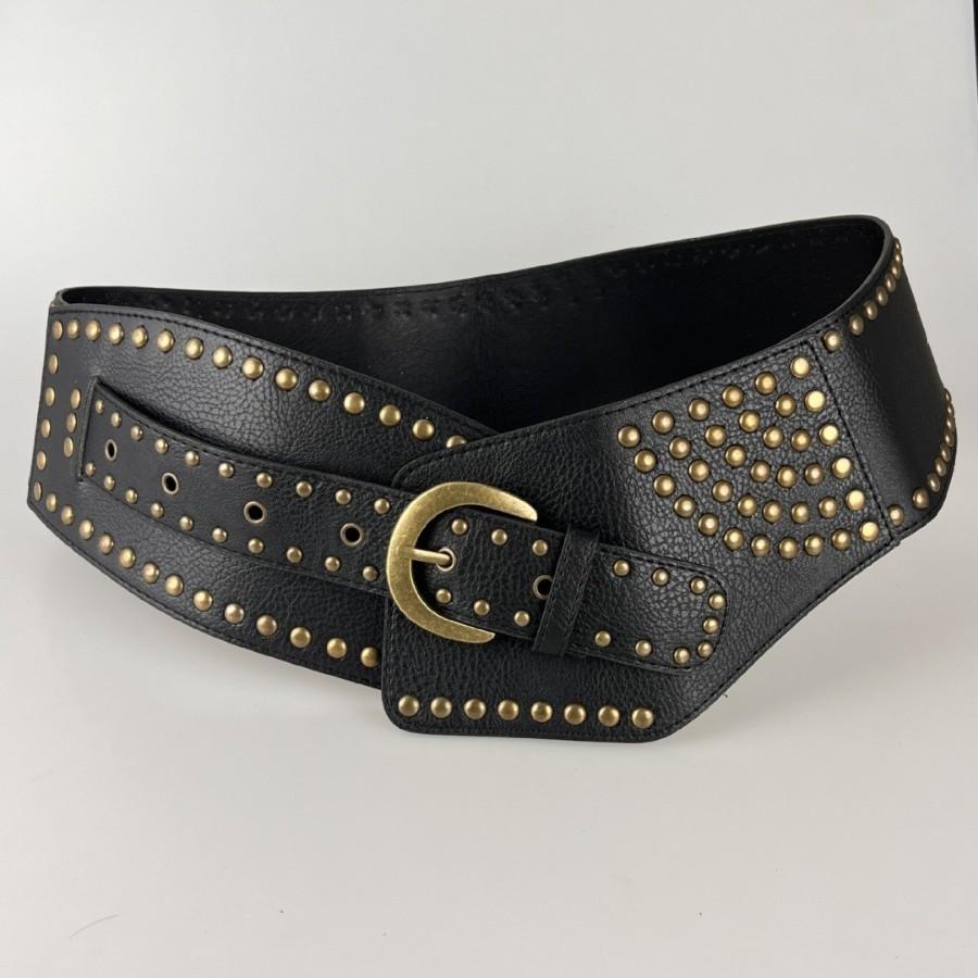 The Wide Waistband Is A Retro Millennial Hot Girl's Waistband Decoration. The Wide Belt Is A Perfect Match for Women To Slim Their Waists and Look Old