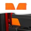 Inner Rear Door Handles Panel Trim Cover For Ford F150 + Orange Accessories