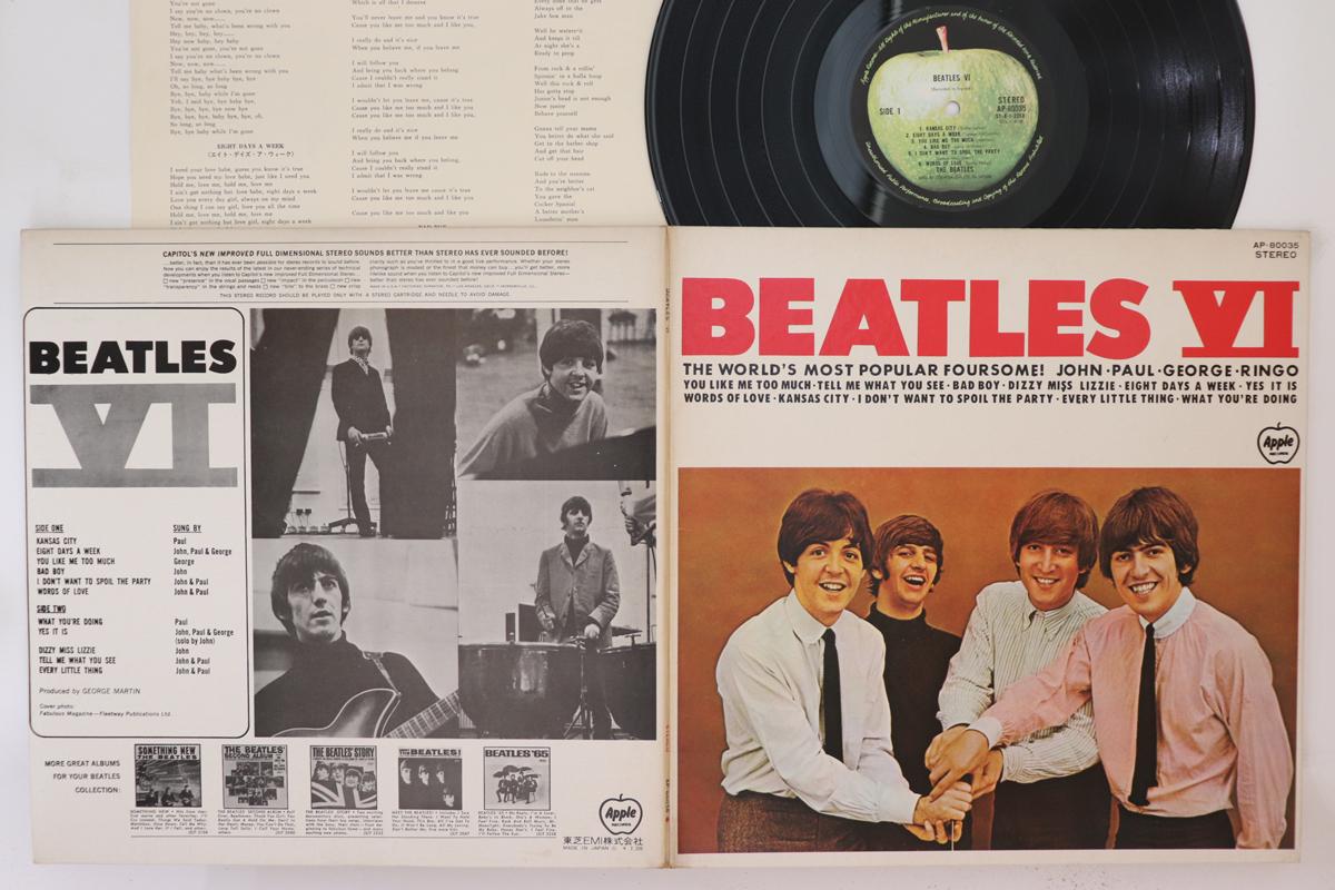 

LP Пластинка BEATLES - Beatles VI AP80035 APPLE 1974 Япония Рок Б/У