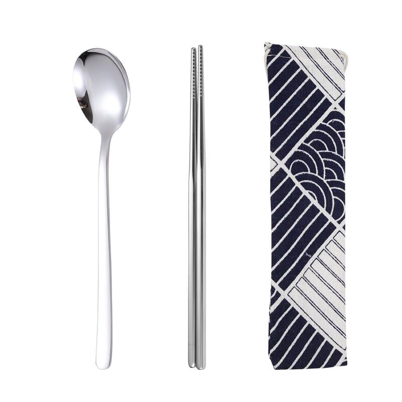 ZISIZ Portable Stainless Steel Cutlery Set