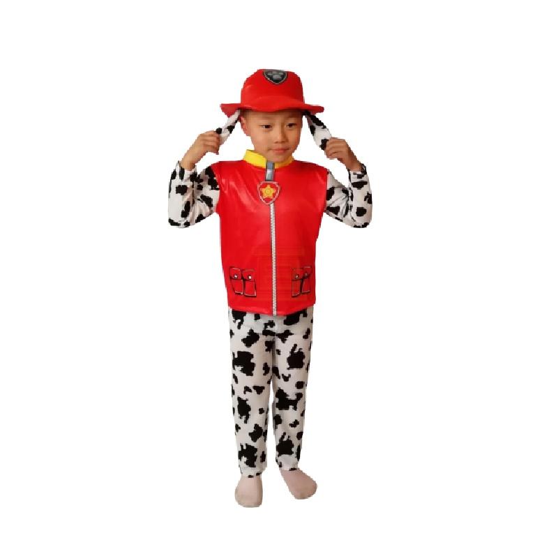 Children Paw Patrol Cosplay Custume Set Halloween Party Props Hat Gift Backpack