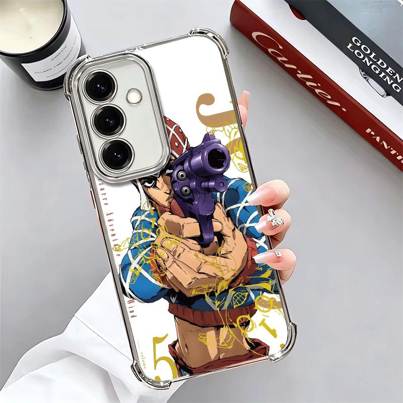

JoJo Adventure Гвидо Миста Мягкий чехол для телефона для Samsung A17 A27 A07 A37 A57 A16 A56 A15 A55 A14 A54 A13 A53 A26 A36 A25 A35 A24 A Samsung A26
