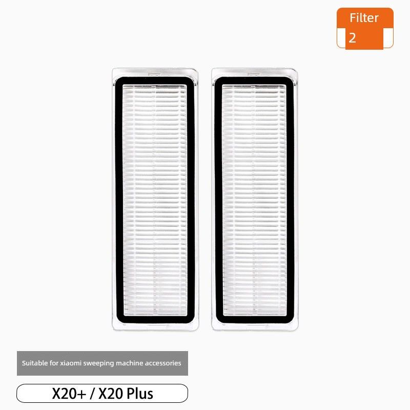 Equipped with Xiaomi Scan Mop Robot X20 +/X20 Plus Accessories Roll Side Brush Filter Screen Dust Bag Mop Cloth Consumables