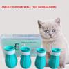 Silikon-Katzen-Badeschuhe der 2. Generation, rutschfest, kratzfest, verstellbare Haustierpfotenschutzabdeckungen für Katzenpflege und Baden