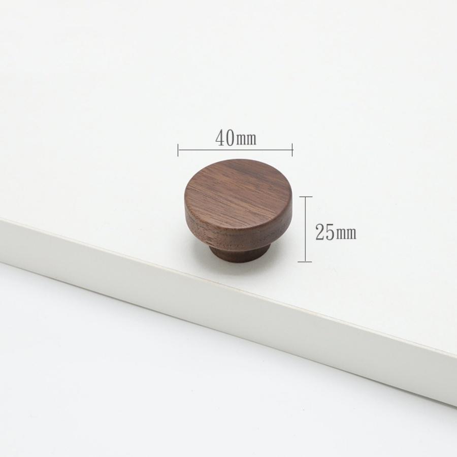 Wooden Handle Hexagon Square Round Drawer Knob Cupboard Closet Knobs Kitchen Cabinet Door Handle Furniture Decoration Wood Knobs