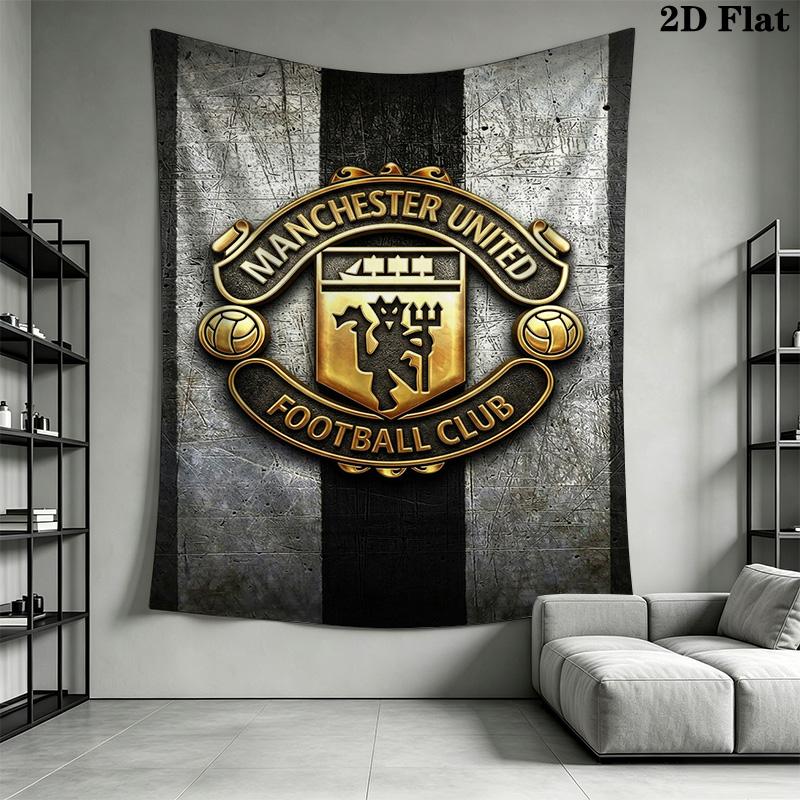 Manchester Logo Threepiece Set 1 Duvet Cover 2 Pillowcase Without Core Duvet Cover And Pillowcase Soft And Comfortable