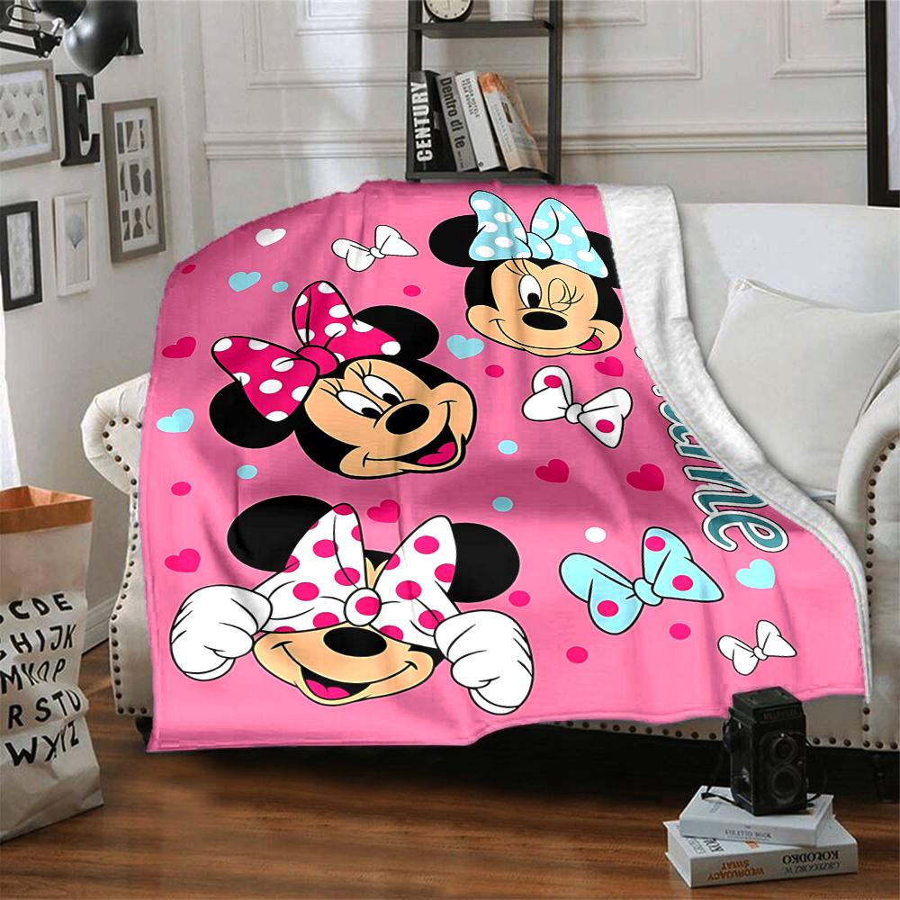 Custom Name Mickey Mouse Celebration blanket for Couch & Bed, Plush Cozy Fuzzy Blanket Super Soft & Warm Blankets for Fall and Winter. 090826