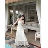 2026 Women's Chic Embroidered Camisole Dress: Sleek Summer Style, Waist-Cinching, Trendy, and Slimming