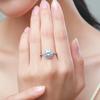 Tancise Classic 925 Sterling Silver Zirkónový prsteň Dámske šperky Svadobný darček na párty
