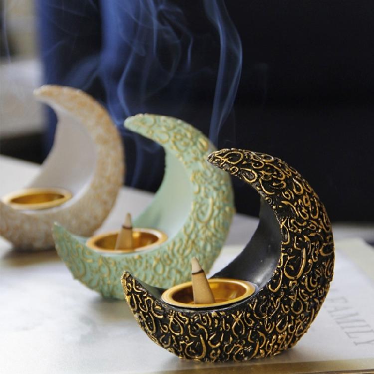Artistic Moon Incenses Burners High Temperatures Resistant, Enhances Aesthetic Appeal Living Room Bedrooms