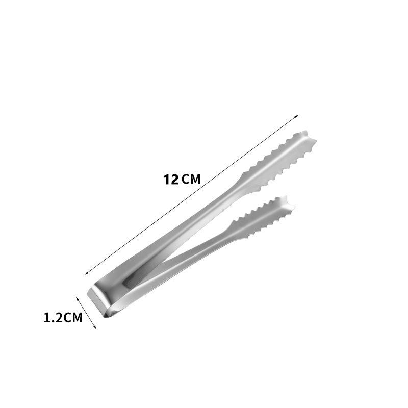 Мини-щипцы из нержавеющей стали многоцелевые для льда, сахара, кофе и коктейлей