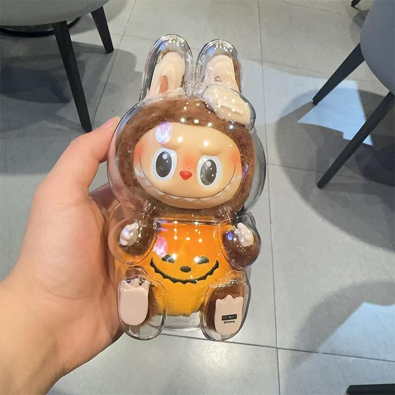 Labubu Protector Case Portable Organizer Box No Doll Storage Box Monster Toy Accessory Dustproof Protective Cover